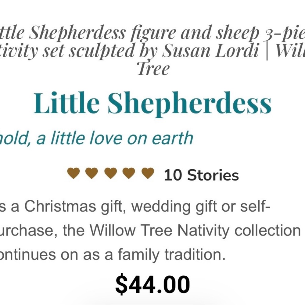 Little Shepherdess Figurine - Picture 2 of 4